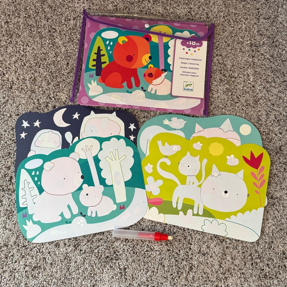 Djeco Paint with Water Activity Set